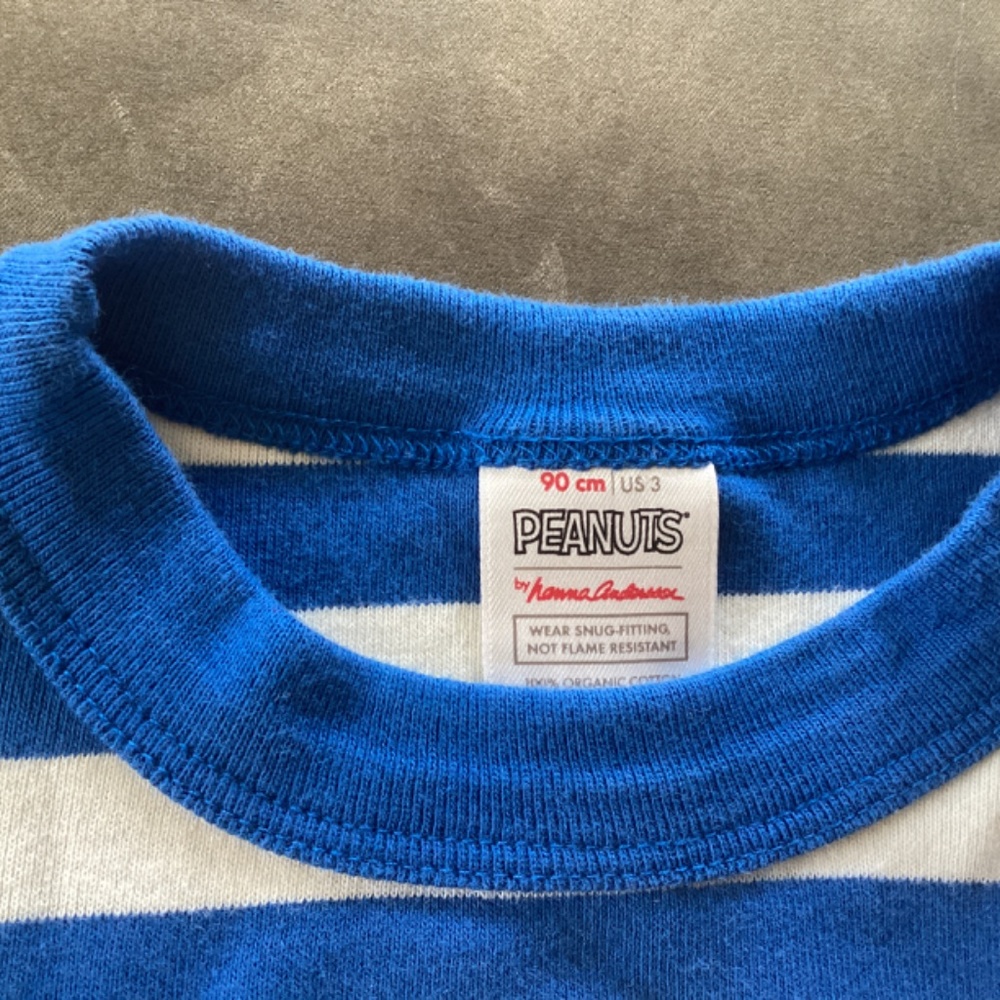 Hanna Andersson shorty pajamas with Snoopy size 3t - Picture 4 of 4